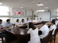 党委书记王人颢和院长金培生等院领导带队在儿科开展调研和座谈