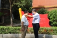 院领导看望“光荣在党50年”的老党员